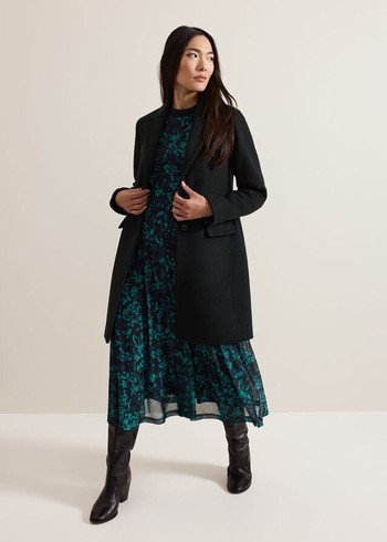 Phase Eight Lydia Wool Coats Green Australia | AZ0467839